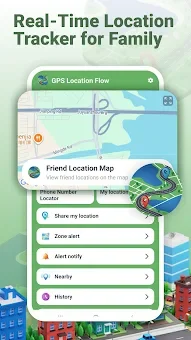 GPS Location Flow & Tracker screenshot