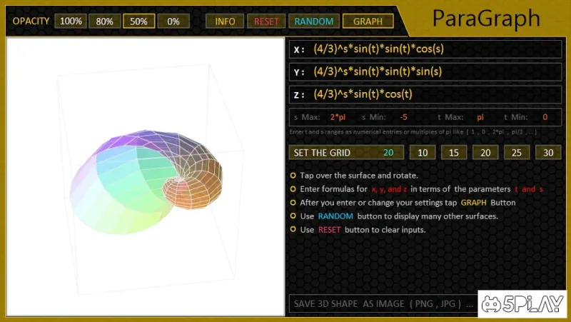 Grapher Pro 3D screenshot 2
