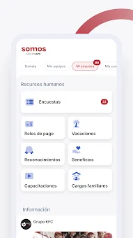 Grupo KFC Ecuador screenshot