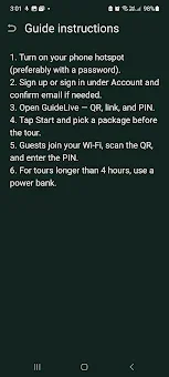 GuideLive Audio for Guides screenshot