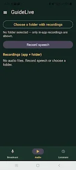 GuideLive Audio for Guides screenshot