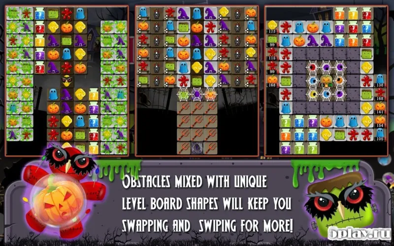 Halloween Drops 4 - Match three puzzle screenshot 2