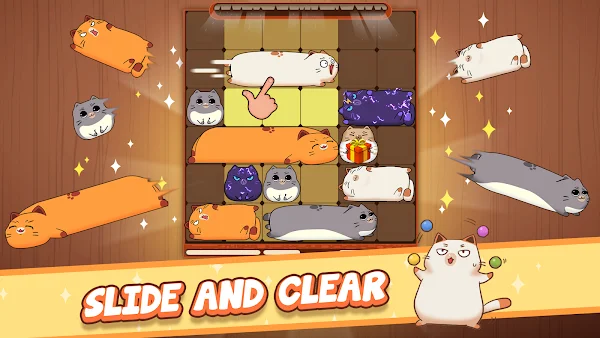 Haru Cats: Cute Sliding Puzzle screenshot