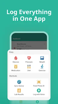 Health2Sync - Diabetes Tracker screenshot