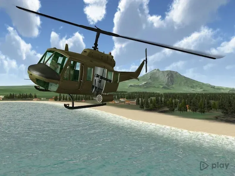 Helicopter Sim Flight Simulator Air Cavalry Pilot screenshot 2