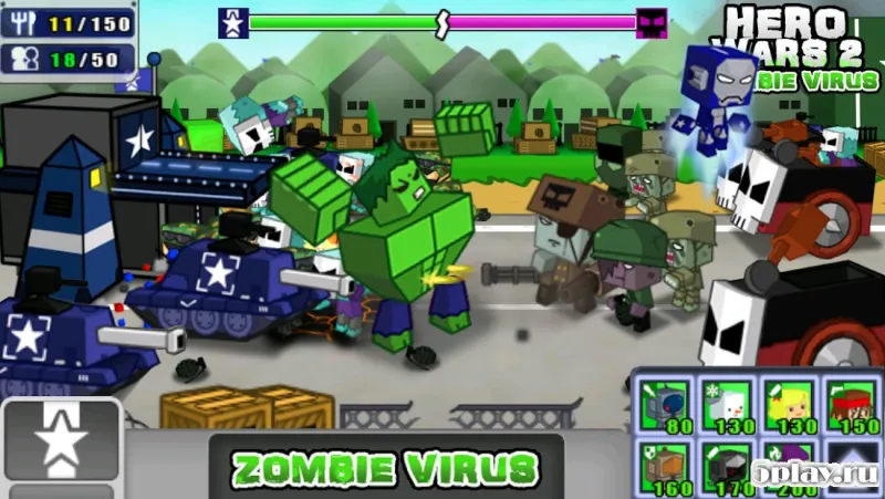 Hero Wars 2 Zombie Virus screenshot 2