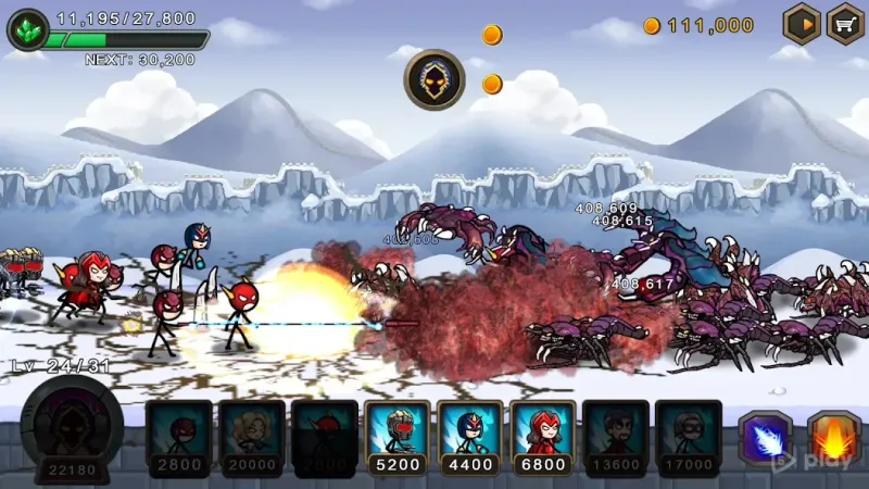 HERO WARS: Super Stickman Defense screenshot 3