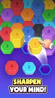 Hexa Color: Sorting Puzzle screenshot