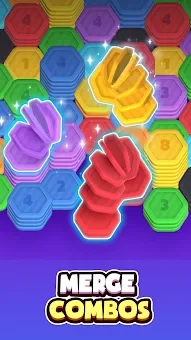 Hexa Color: Sorting Puzzle screenshot