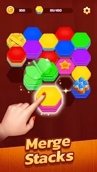 Hexa Stack: Puzzle de Couleurs screenshot