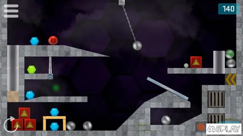 HEXASMASH • Wrecking Ball Physics Puzzle 1.04 screenshot 4