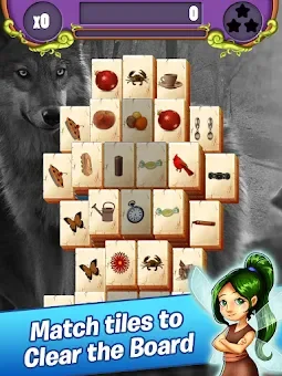 Hidden Mahjong: Wolves screenshot