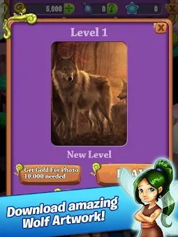 Hidden Mahjong: Wolves screenshot