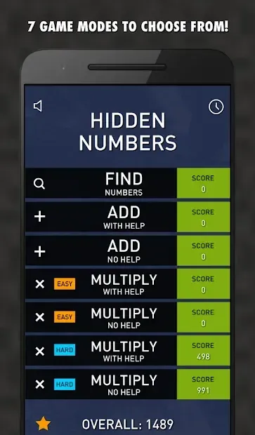 Hidden Numbers PRO screenshot 2