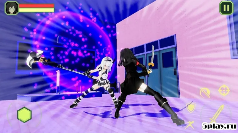High School Girls-Anime Sword Fighting Games 2018 screenshot 3