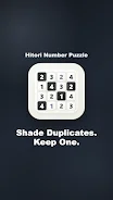 Hitori Number Logic Puzzle screenshot