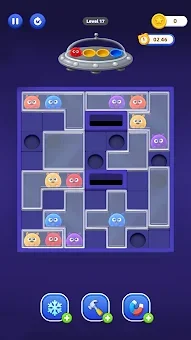Hole Slide: Fluffy Escape screenshot