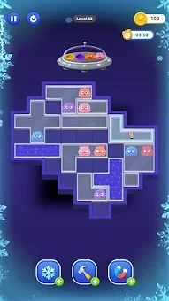 Hole Slide: Fluffy Escape screenshot