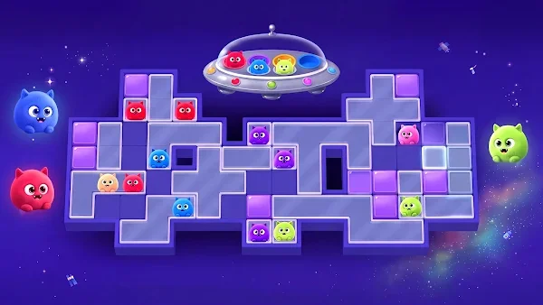 Hole Slide: Fluffy Escape screenshot