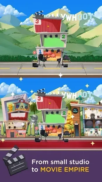 Hollywhoot: Idle Hollywood Evolution Parody screenshot 4