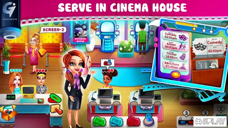 Hollywood Films Movie Theatre Tycoon Game 1.1.5 screenshot 3