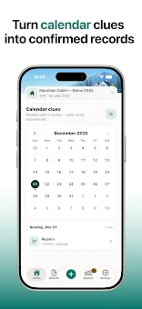 HostHours: CPA Rental Work Log screenshot