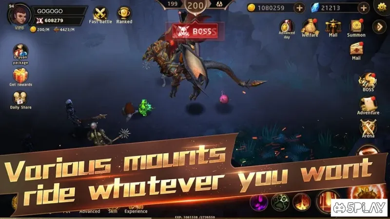 Hunter Legend : Chaos dungeons - Idle RPG 1.1.20 screenshot 3