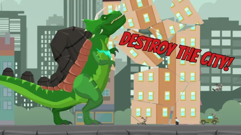 Hybrid Titan Rex: City Rampage 0.3 screenshot 1