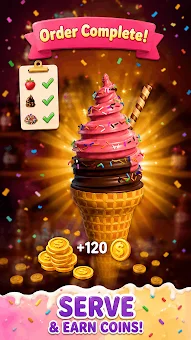Ice Cream ASMR: Perfect Cone screenshot