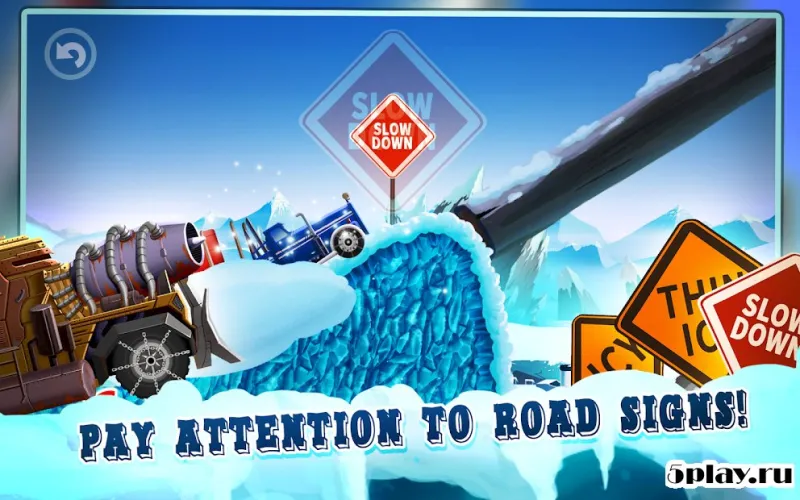 Ice Road Truck Driving Race screenshot 3