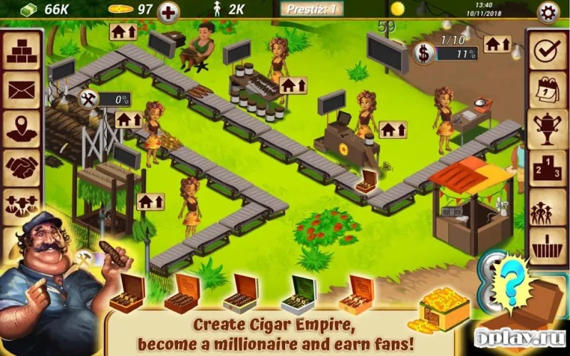 Idle Cigar Empire - Cigar Factory screenshot 1