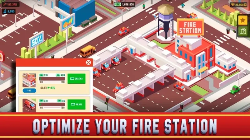 Idle Firefighter Empire Tycoon - Management Game 0.9.3 screenshot 2