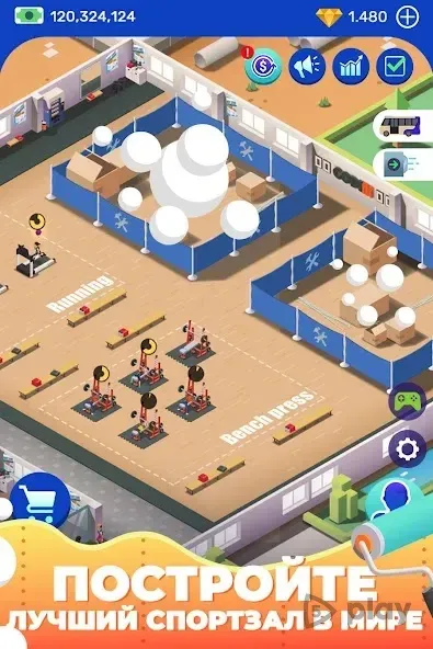 Idle Fitness Gym Tycoon - Workout Simulator Game screenshot 4