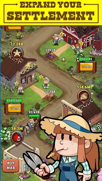 Idle Frontier: Tap Town Tycoon screenshot 2