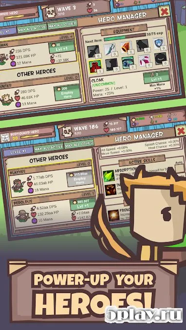 Idle Hero Defense - Fantasy Defense screenshot 2