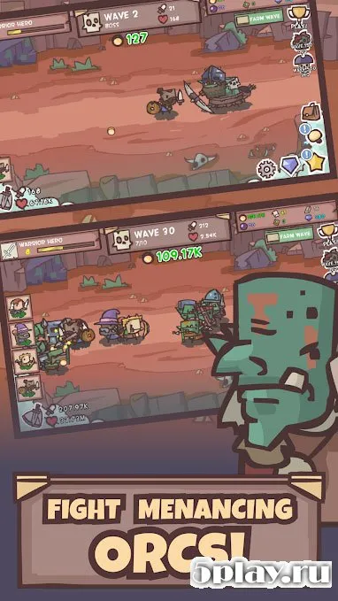 Idle Hero Defense - Fantasy Defense screenshot 4