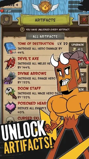 Idle Hero TD - Fantasy Tower Defense screenshot 3