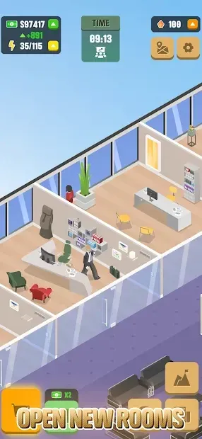 Idle Law Firm: бизнес-игра 2.3 screenshot 2