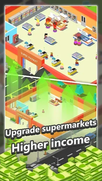 Idle Market Street 1.0.4 screenshot 2