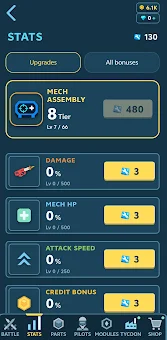 Idle Mecha: Jetflight screenshot