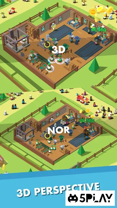 Idle Medieval Town - Tycoon, Clicker, Medieval screenshot 2