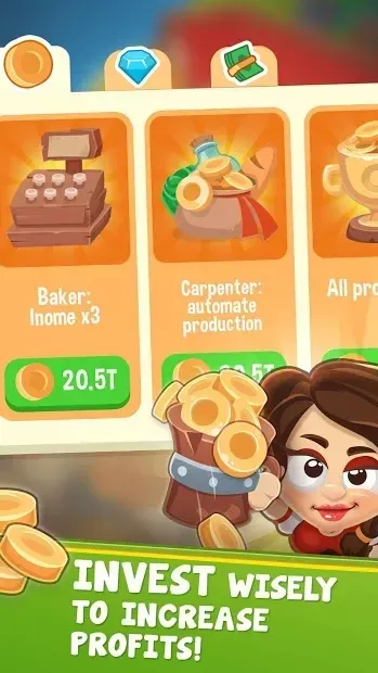 Idle Merchants - Fantasy Trading Empire screenshot 1