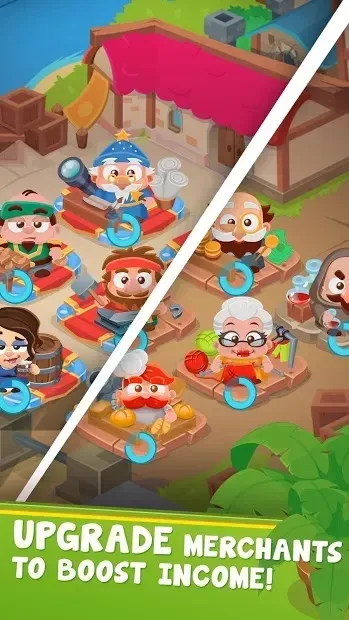 Idle Merchants - Fantasy Trading Empire screenshot 2