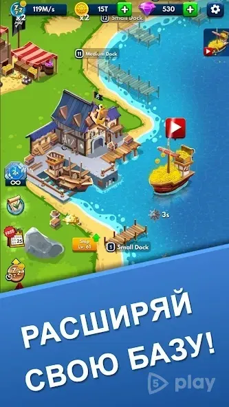 Idle Pirate Tycoon 1.7.0 screenshot 2