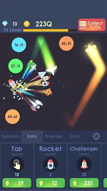 Idle Rocket - Aircraft Evolution & Space Battle 1.1.11 screenshot 2