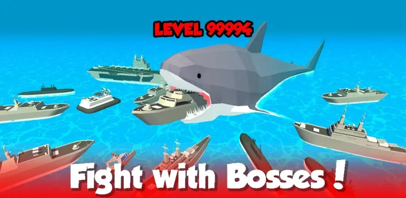 Idle Shark World: Hungry Monster Evolution Game 3.1 screenshot 1