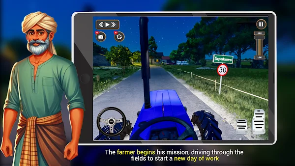 Indian Tractor Driver Game 3D screenshot