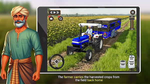 Indian Tractor Driver Game 3D screenshot
