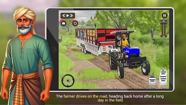 Indian Tractor Driver Game 3D screenshot