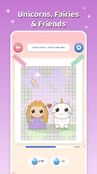 Ink Drops: Pixel Art Puzzle screenshot